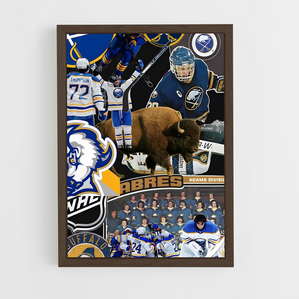 Poster Sabres Éblouissants – affiche Hockey sur glace (vue 5)